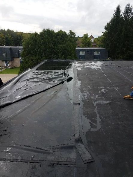 American Contracting NC - Flat Roofing Job in Eufola, NC