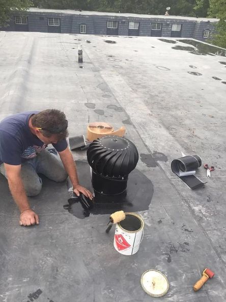 American Contracting NC - Flat Roofing Job in Eufola, NC