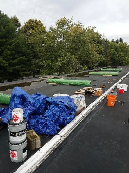 American Contracting NC - Flat Roofing Job in Eufola, NC