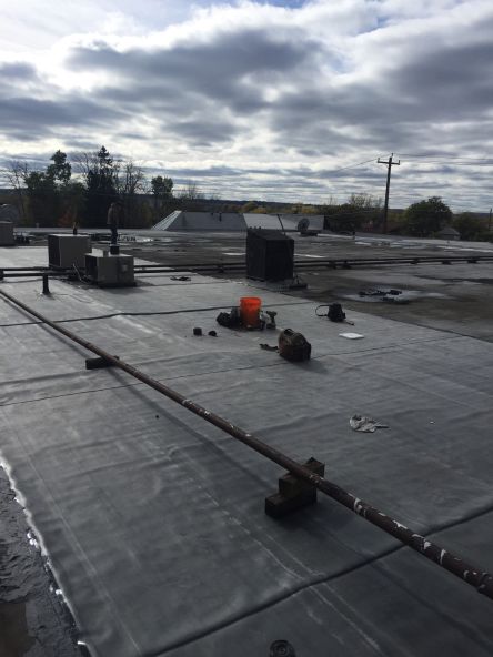 American Contracting NC - Flat Roofing Job in Eufola, NC