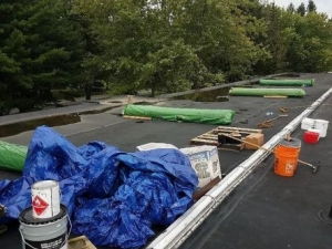 American Contracting NC - Flat Roofing Job in Eufola, NC