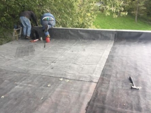 American Contracting NC - Flat Roofing Job in Eufola, NC